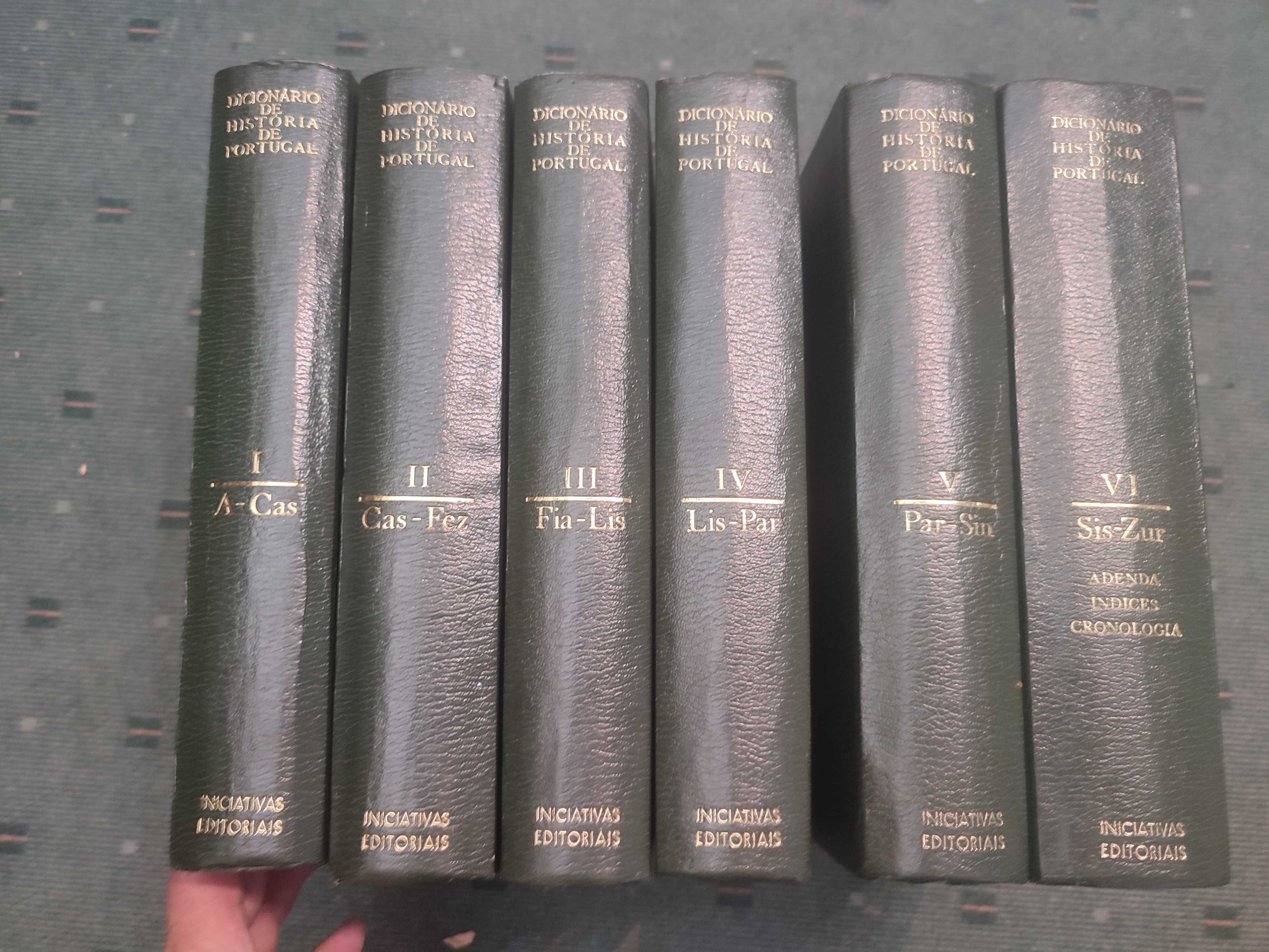 Dicionário de História de Portugal - Joel Serrão - 6 vol Completo