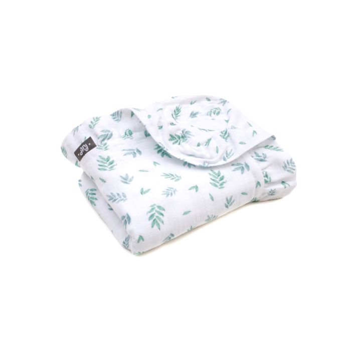 Kocyk muślinowy listki - Pulp