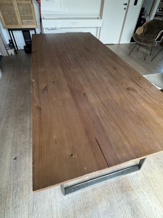 Henders Hazel stol drewniany dębowy dąb 220x100 jak kler ikea jysk