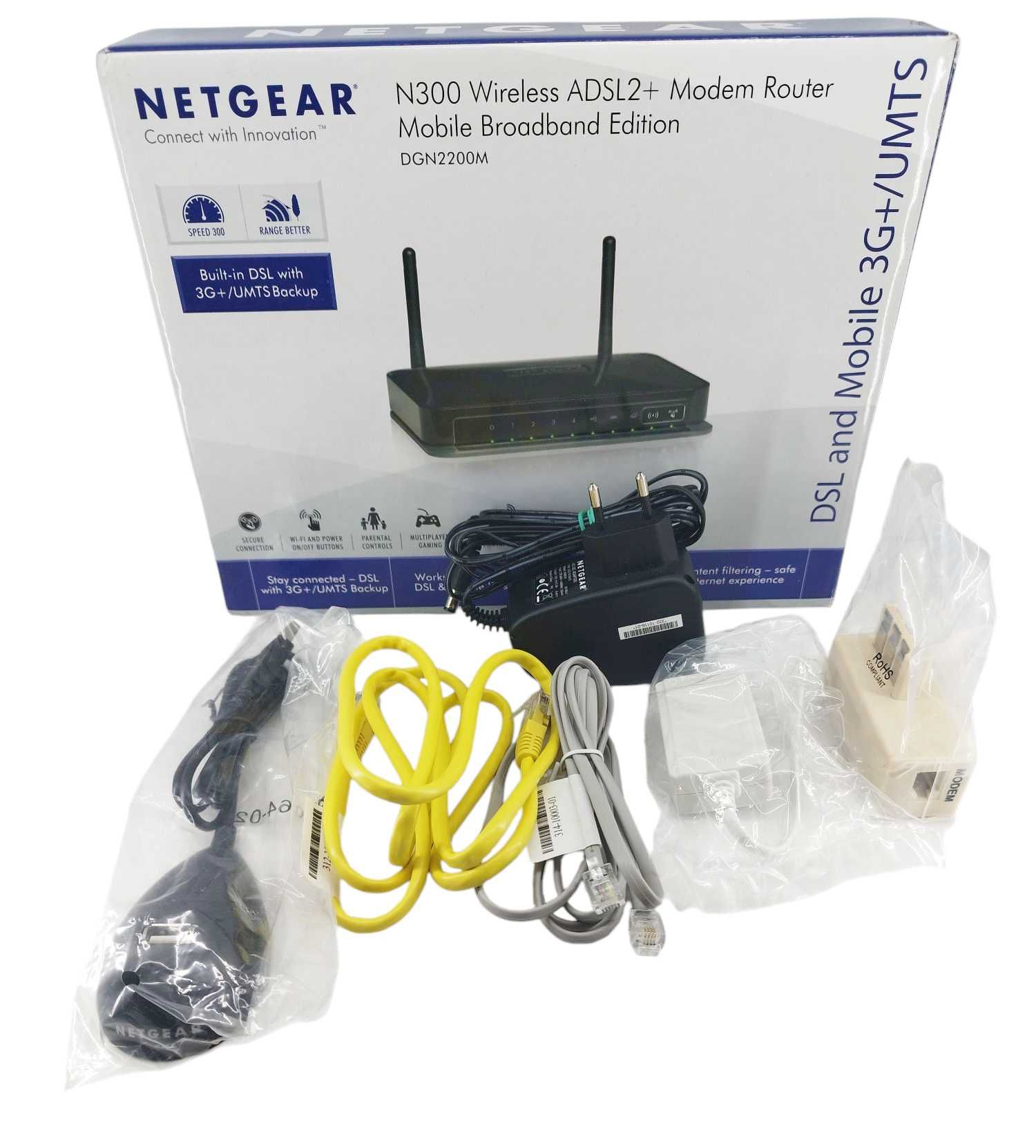 Router ADSL2+ N300 NETGEAR DGN2200