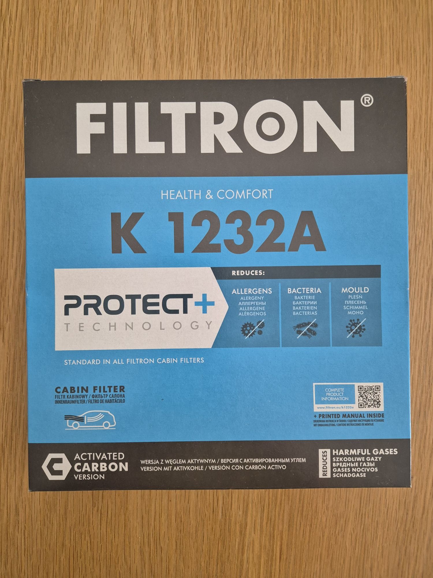 Nowy filtr kabinowy Filtron K1232A Kia Carens, Rio, Sportage, Hyundai