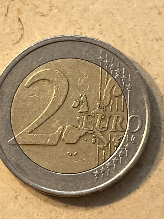 Moeda de 2 euros da Holanda de 2000