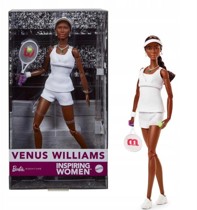 Barbie Venus Williams Inspiring Women pudełko,