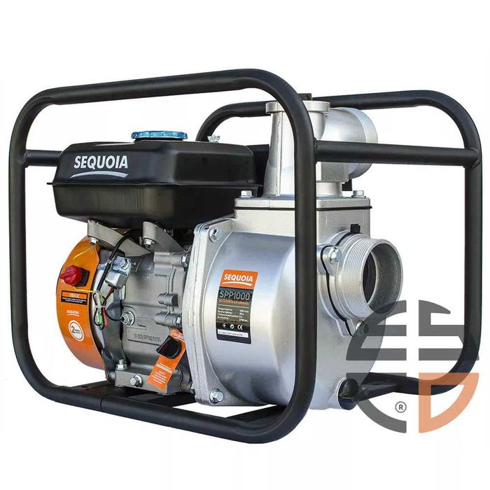 Мотопомпа бензиновая SEQUOIA SPP1000/3 дюйма/75мм/60м3\час/гар2/Днепр