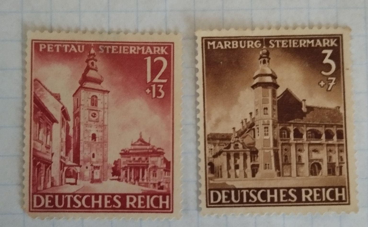 Почтовые марки Третьего рейха.