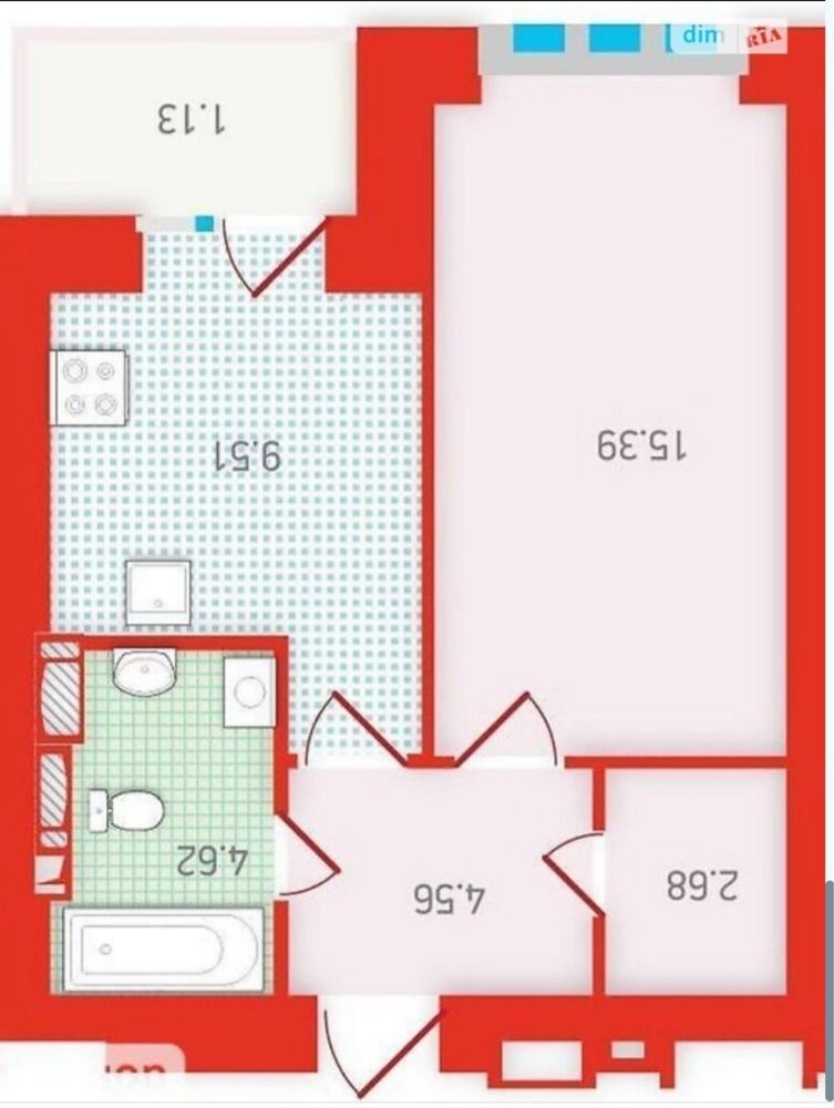 Продам 1к квартиру 38м2, ЖК Чарівне місто, 2 будинок