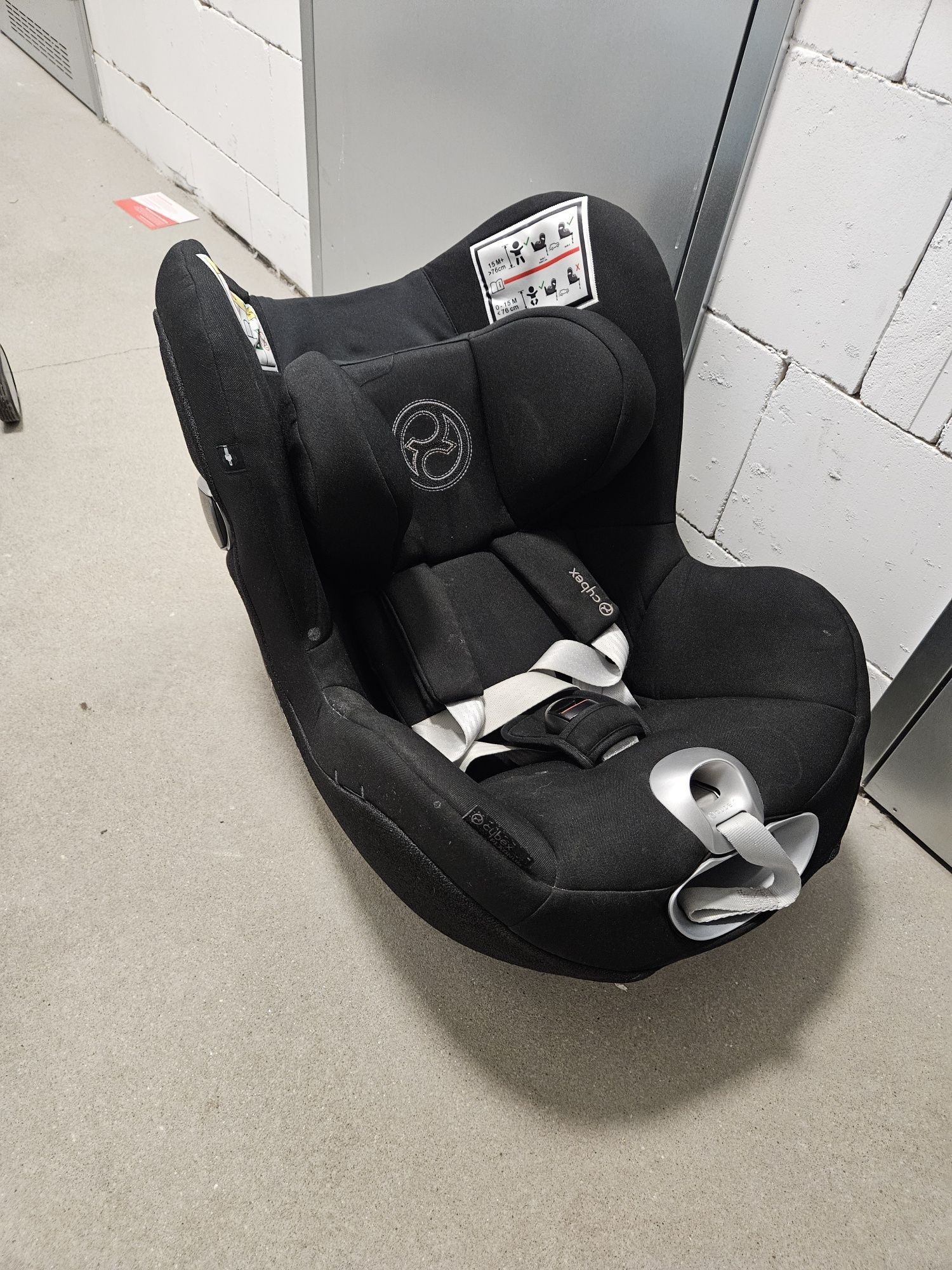 Fotelik samochodowy Cybex Sirona Z i-Size 0-18kg Deep Black (bez bazy)