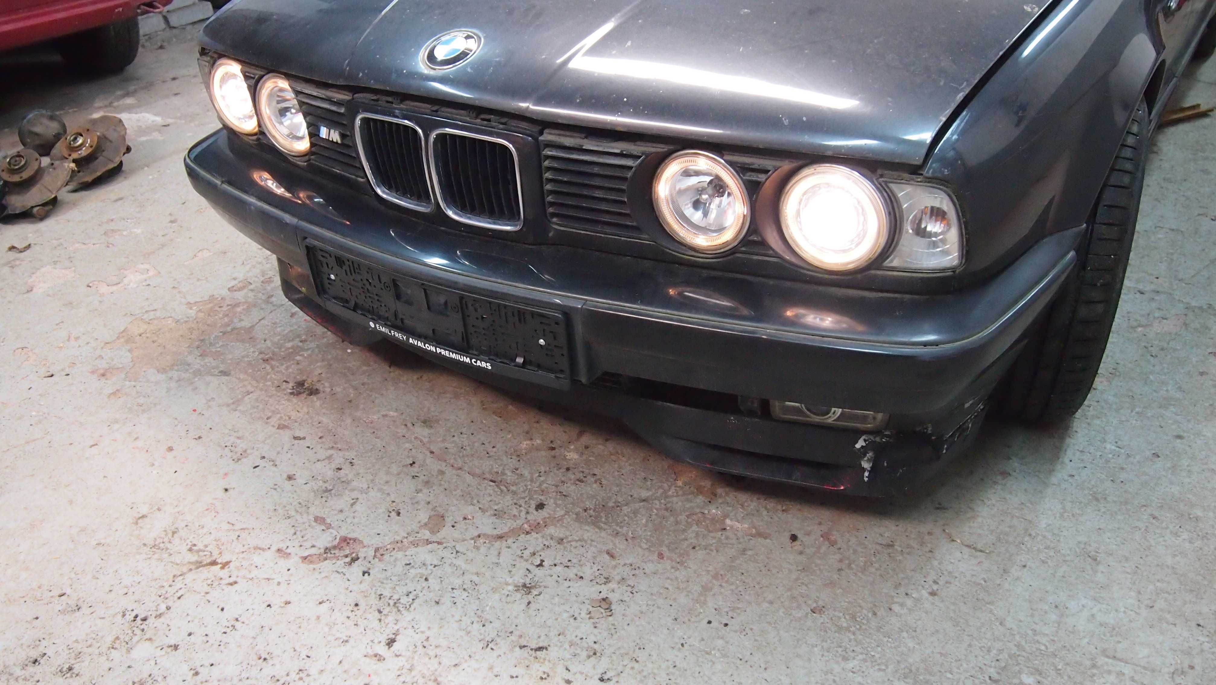 BMW E34 Lampy przód Kierunkowskazy ringi soczewka Tuning