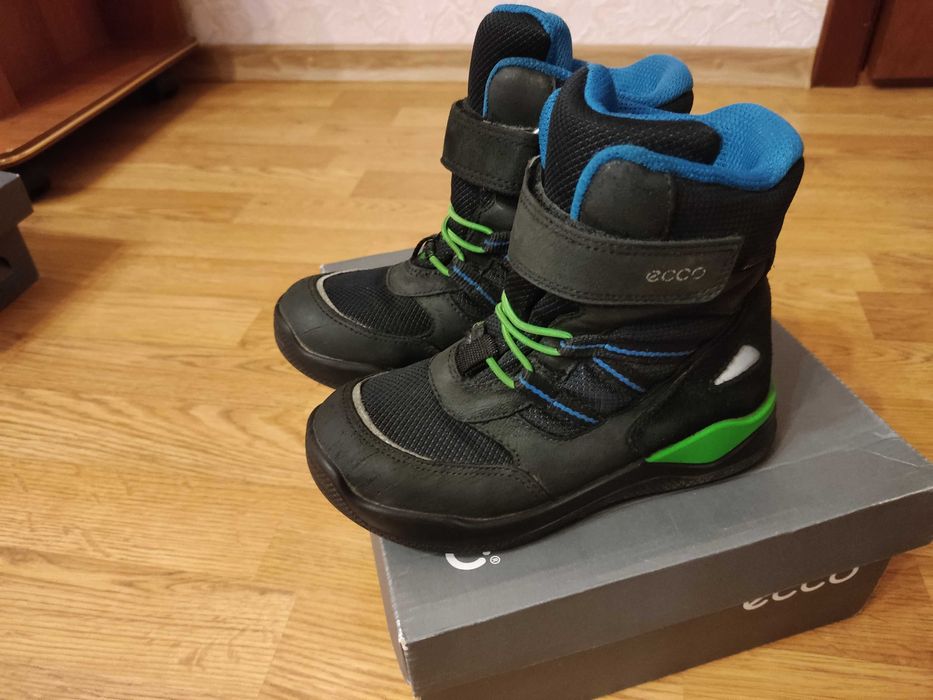 Зимние ботинки Ecco, размер 29, стелька 18 см