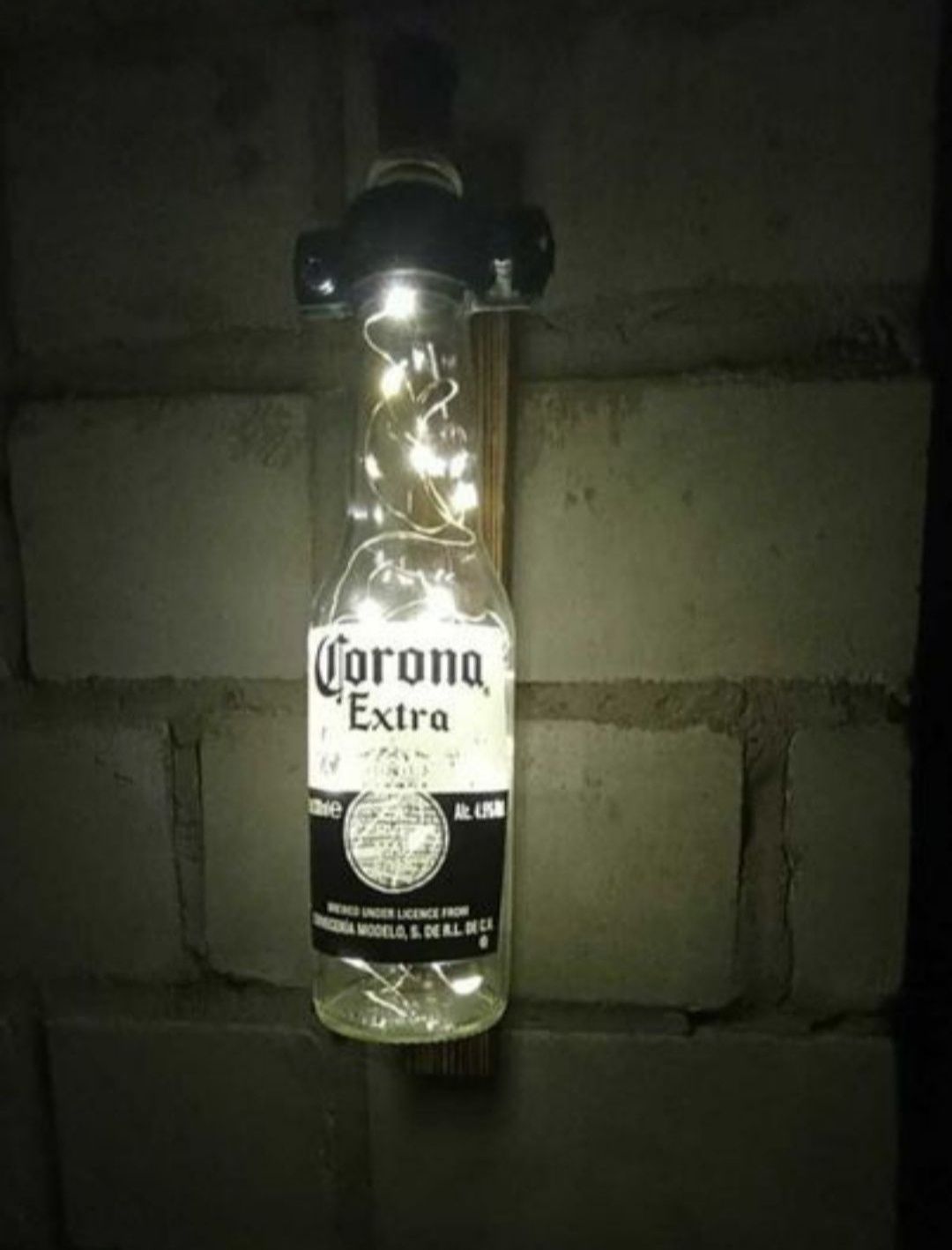 Лампа  з бутилки