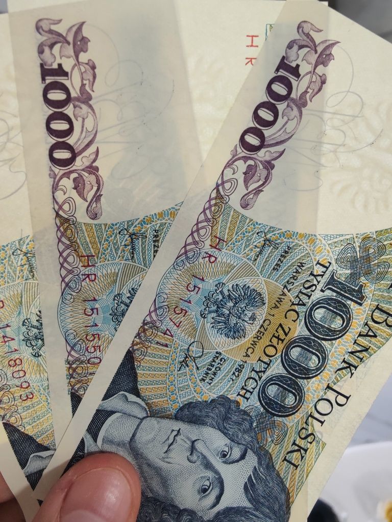 banknot 1000 zł Kopernik PRL stan UNC 1 złotych