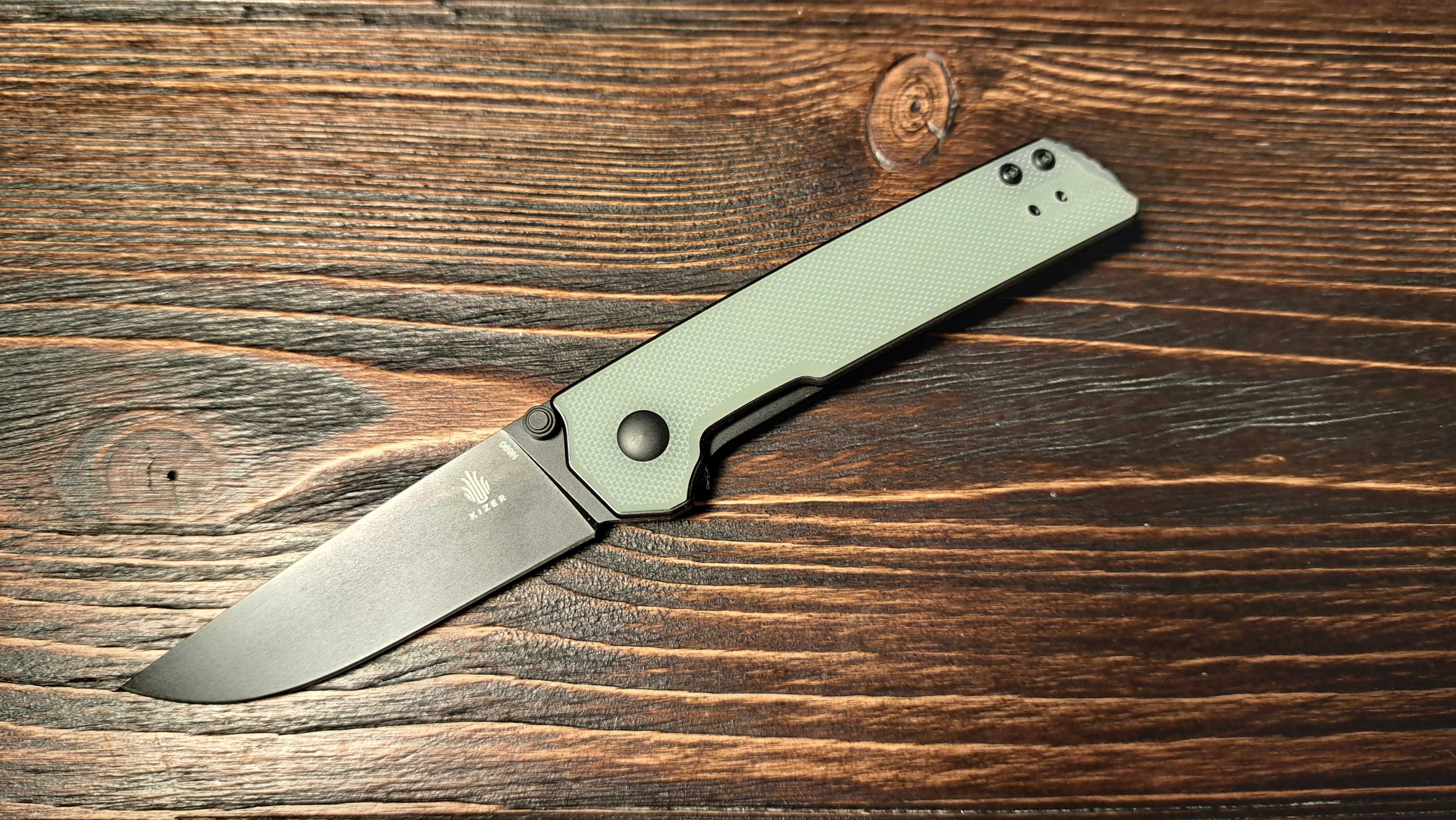 Nóż Nóż Kizer Vanguard Domin Mini Natural G10 V3516N7