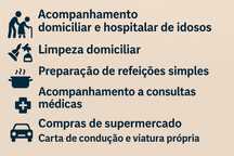 Ofereço meus serviços acompanhante de idosos e limpeza.
