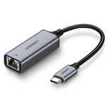 Adapter Ugreen Cm199 Usb-C Na Rj45 Gigabit Ethernet Szary