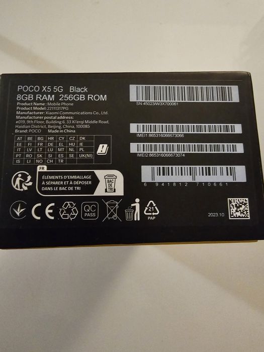 Poco X5, Black, 256 GB
