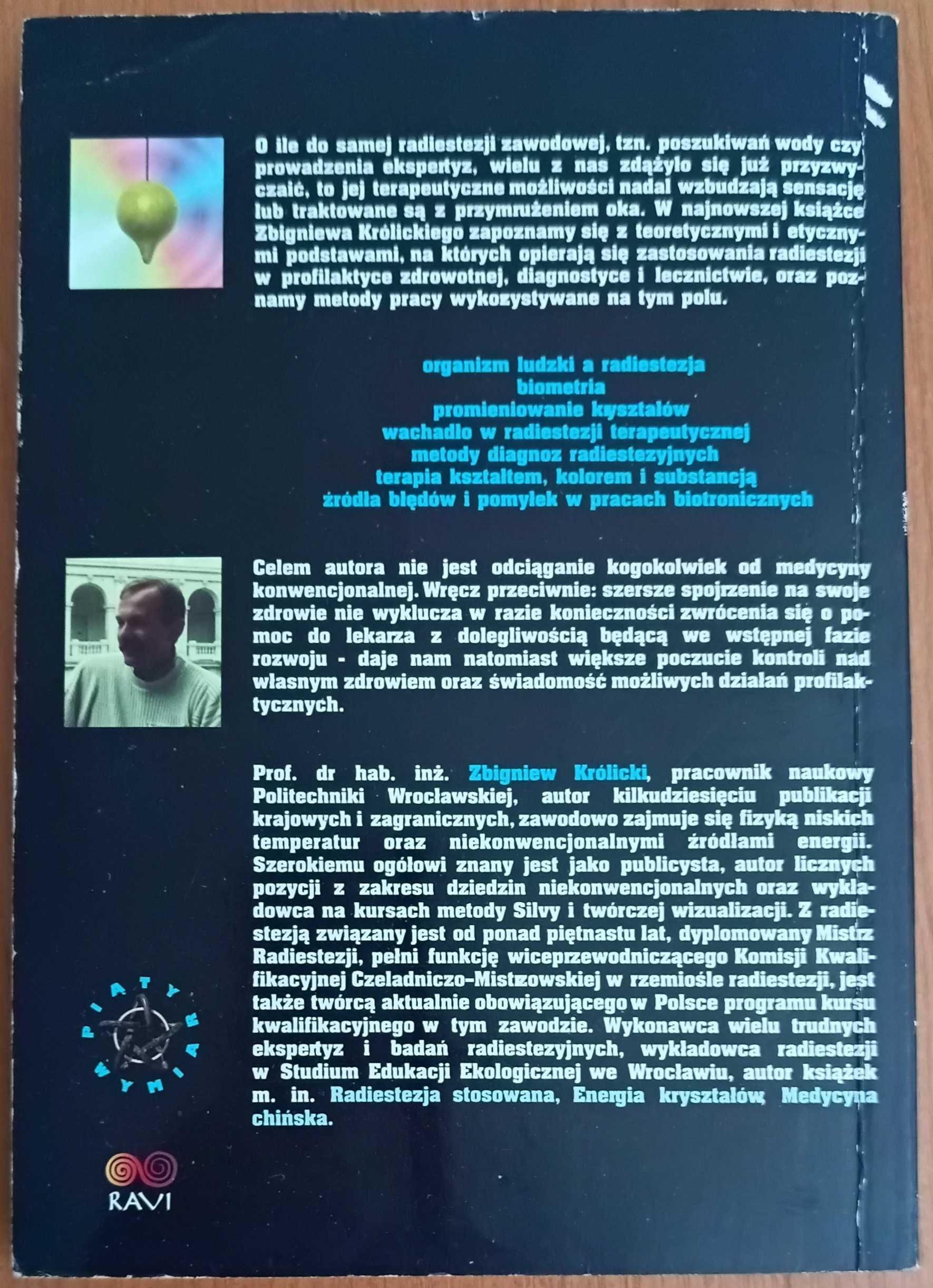 Zbigniew Królicki "Radiestezja zdrowia" wydanie 1