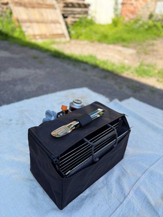 Компактний-розкладний мангал BBQ 3в1 ЧОХОЛ В ПОДАРУНОК!