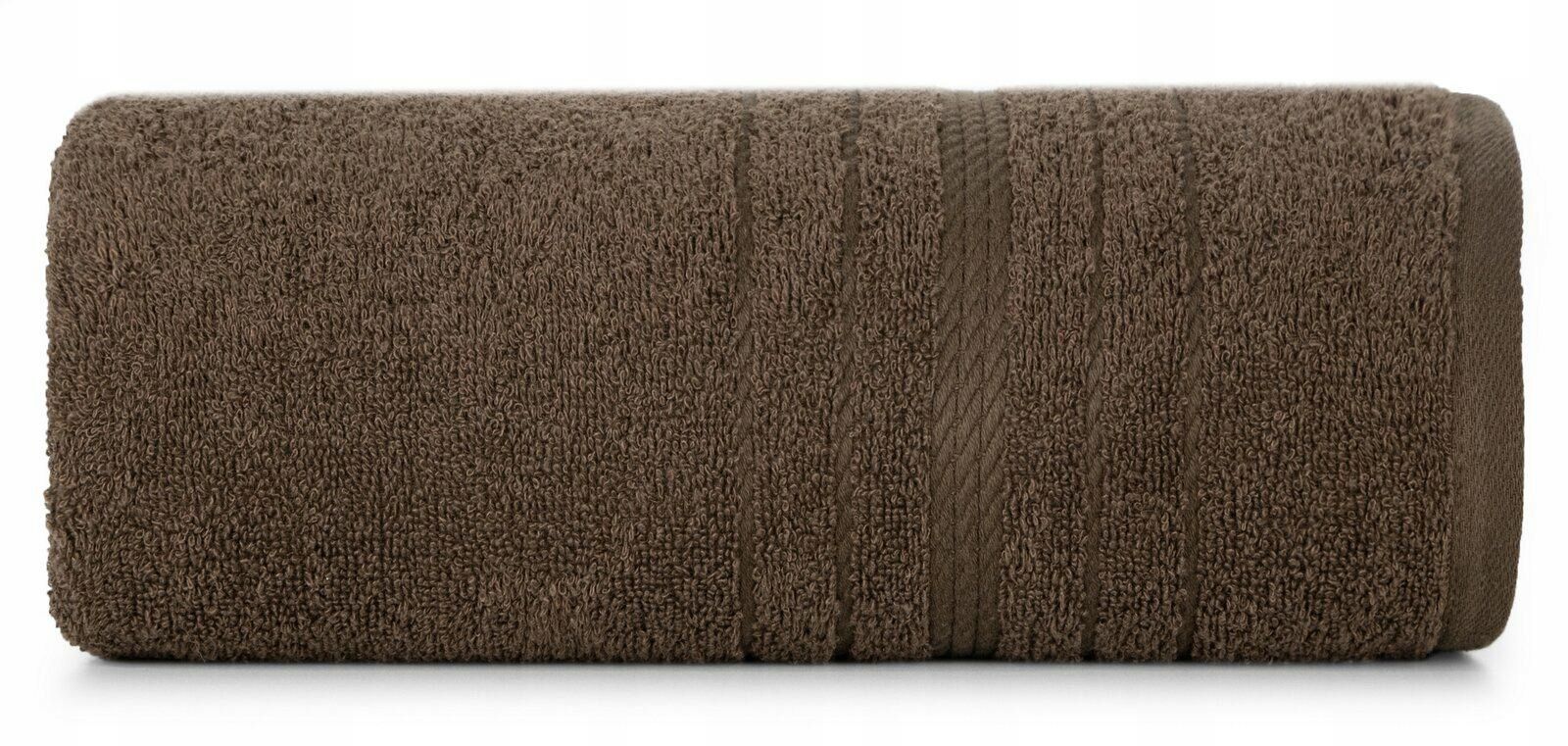 Ręcznik Elma 30x50 brązowy frotte 450g/m2