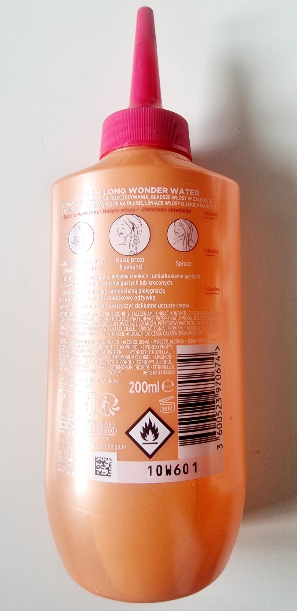 Elseve Wonder water 200ml ekspresowa odżywka do długich włosów