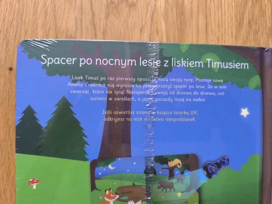 Książka interaktywna "w gospodarstwie zapada noc-spacer po lesie"
