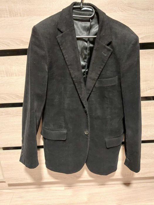 Marynarka sztruksowa męska czarna  Top Secret rozmiar M 48