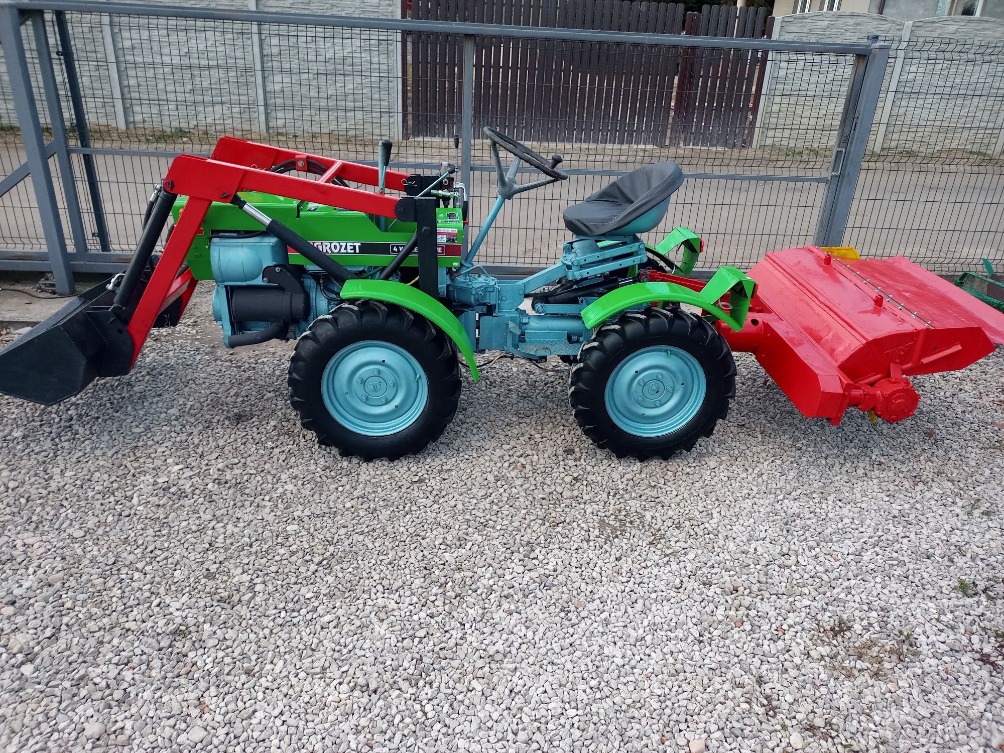 Traktorek Ogrodniczy 4x4 agrozet MiniŁadowarka Ciągniczek
