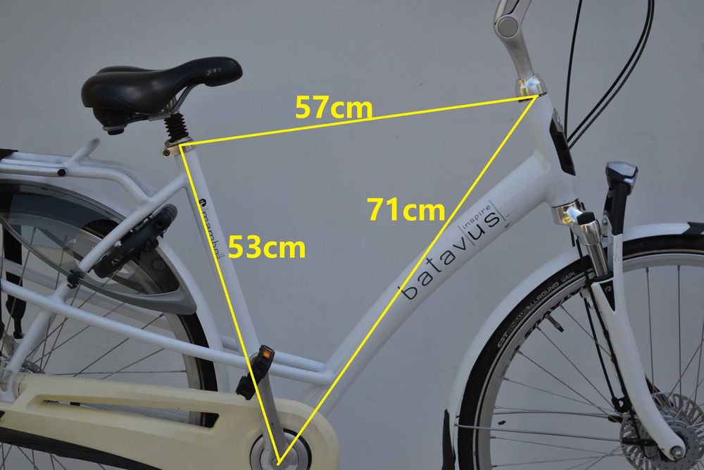 Biały rower holenderski * Batavus Mambo Inspire 53cm koła 28'' nexus 7