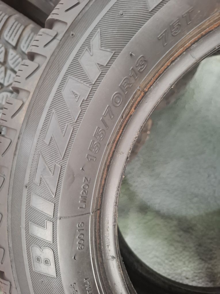 Шини 155 70 R13 Bridgestone комплект всесезонка