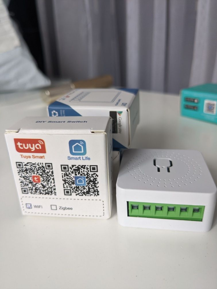 Умное Mini WiFi switch реле умный дом 16A tuya