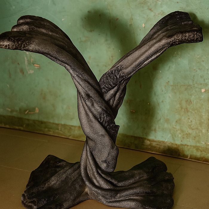 Mesa em vidro oval 140 cm