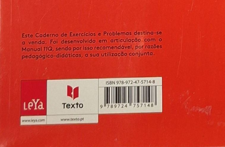 Caderno de exercícios e problemas Quimica e Física 11° Ano