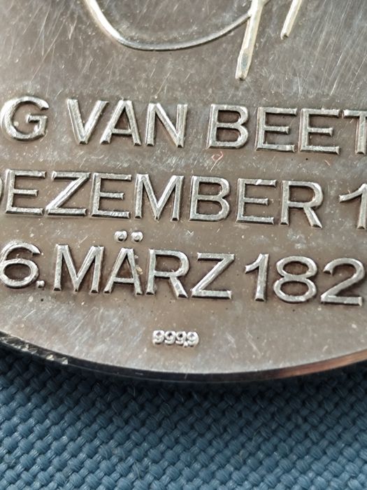 Medal Bethoven srebro