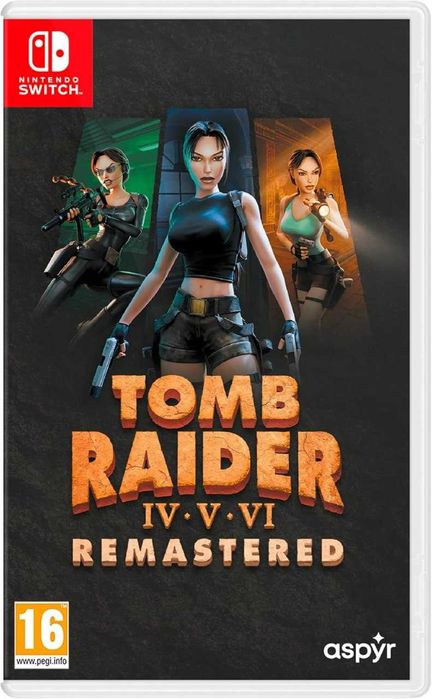 Tomb Raider IV–VI Remastered для PS4, PS5 та Nintendo Switch
