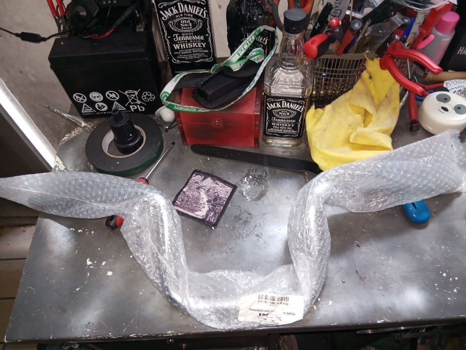 Guiador de mota novo