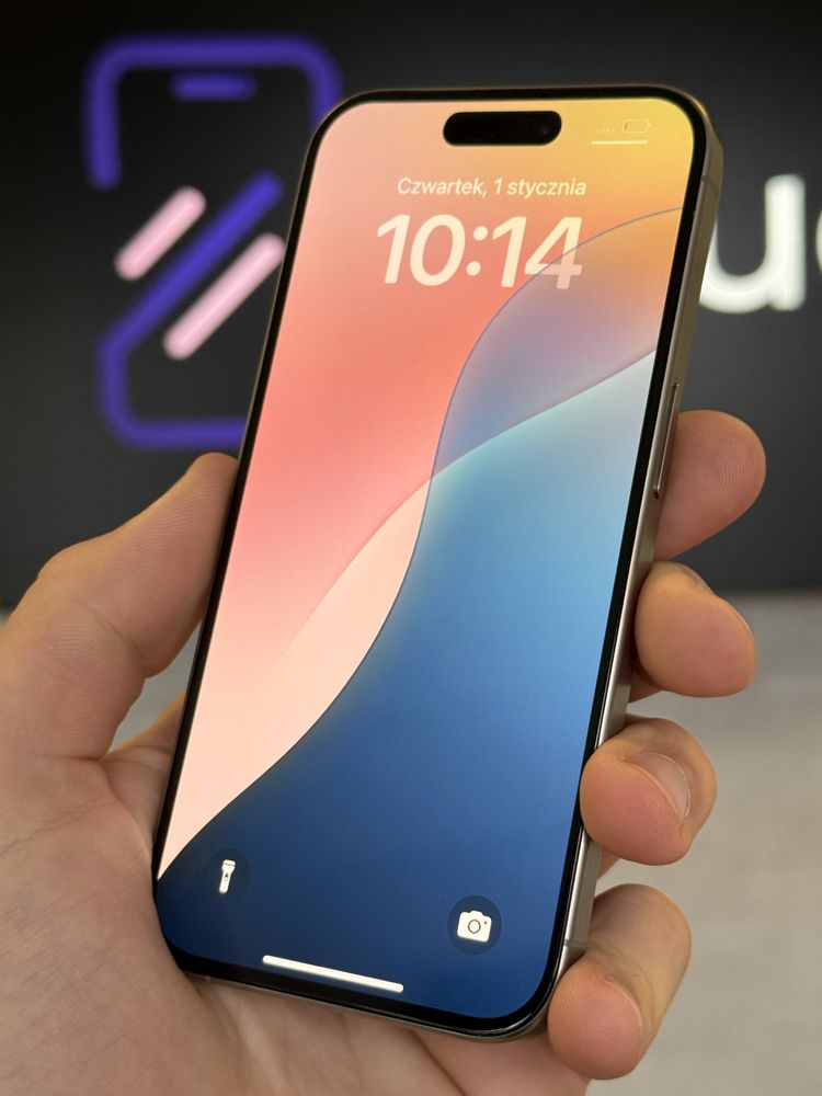 RATY 0% iPhone 15 Pro 256GB BATERIA 93% GWARANCJA 12 miesięcy!!!
