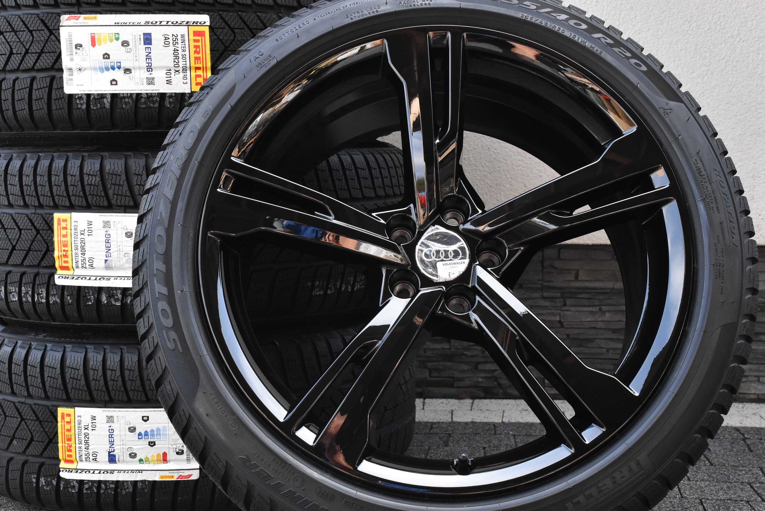 NOWE Koła zimowe OEM Audi A6 S6 C8 A7 S7 4K 20" NOWE Pirelli AO 2024r