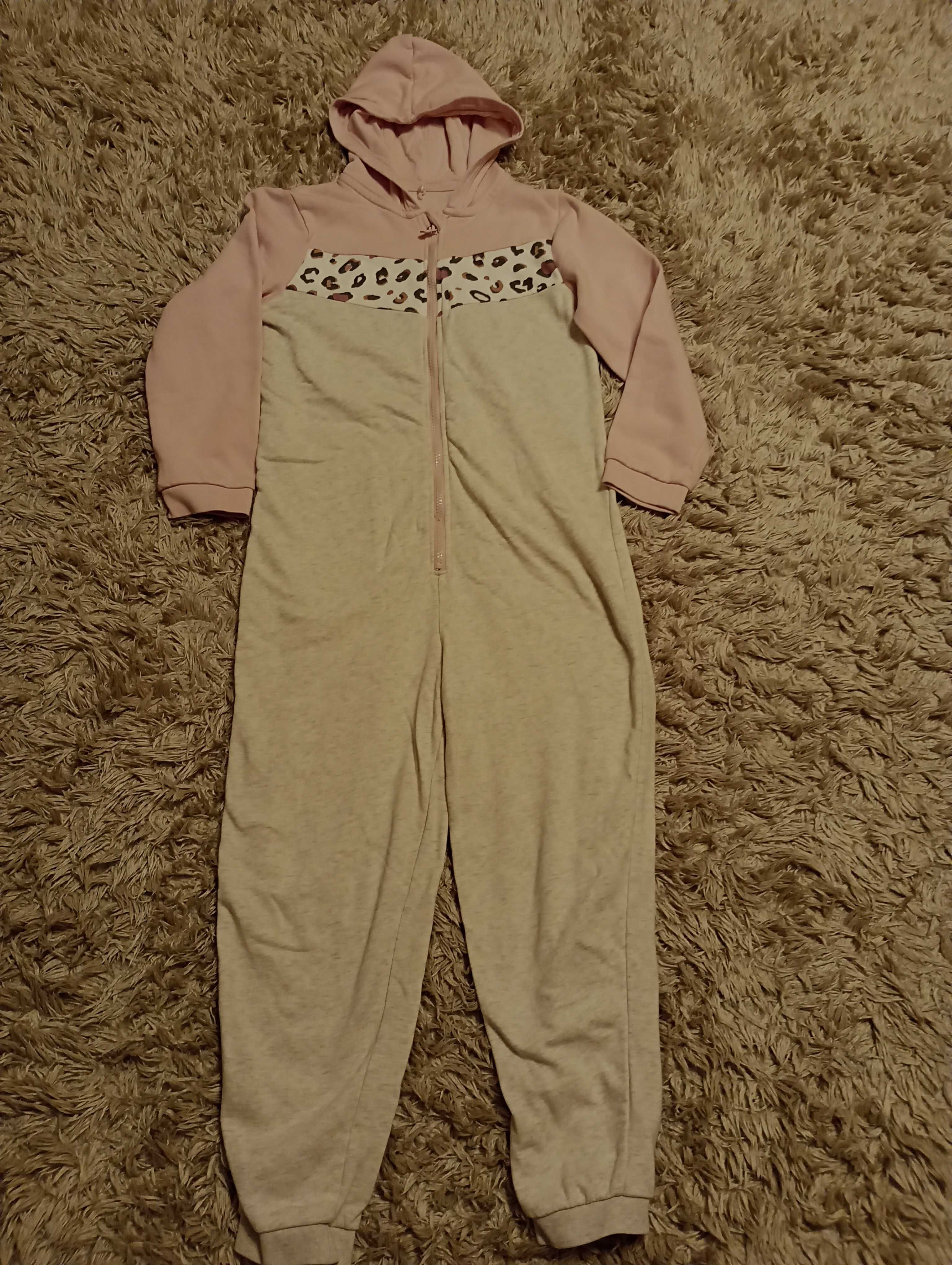 kombinezon dresowy onesie piżama dres jednoczęściowy 152 158 George