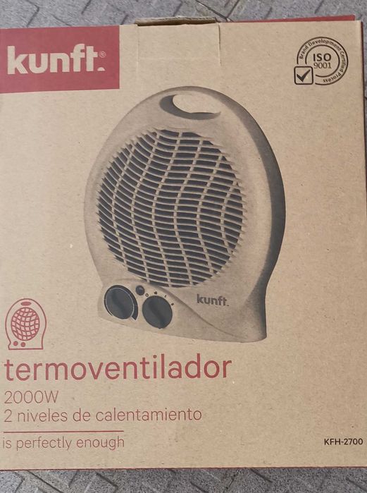 Termoventilador KUNFT, NOVO Com GARANTIA