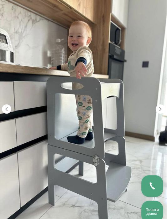 Стіл та стільчик 2в1  ( підставка ) дитяча