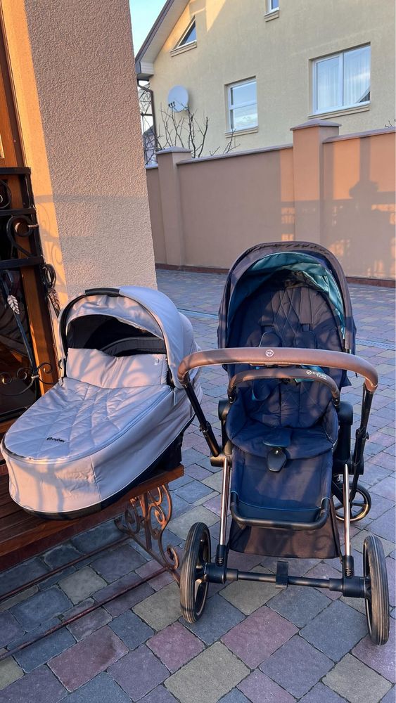 Коляска 2 в 1 Cybex Priam 2021 Rose Gold