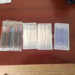 Recargas de caneta tinta apagável c/ calor para costura 128 unidades