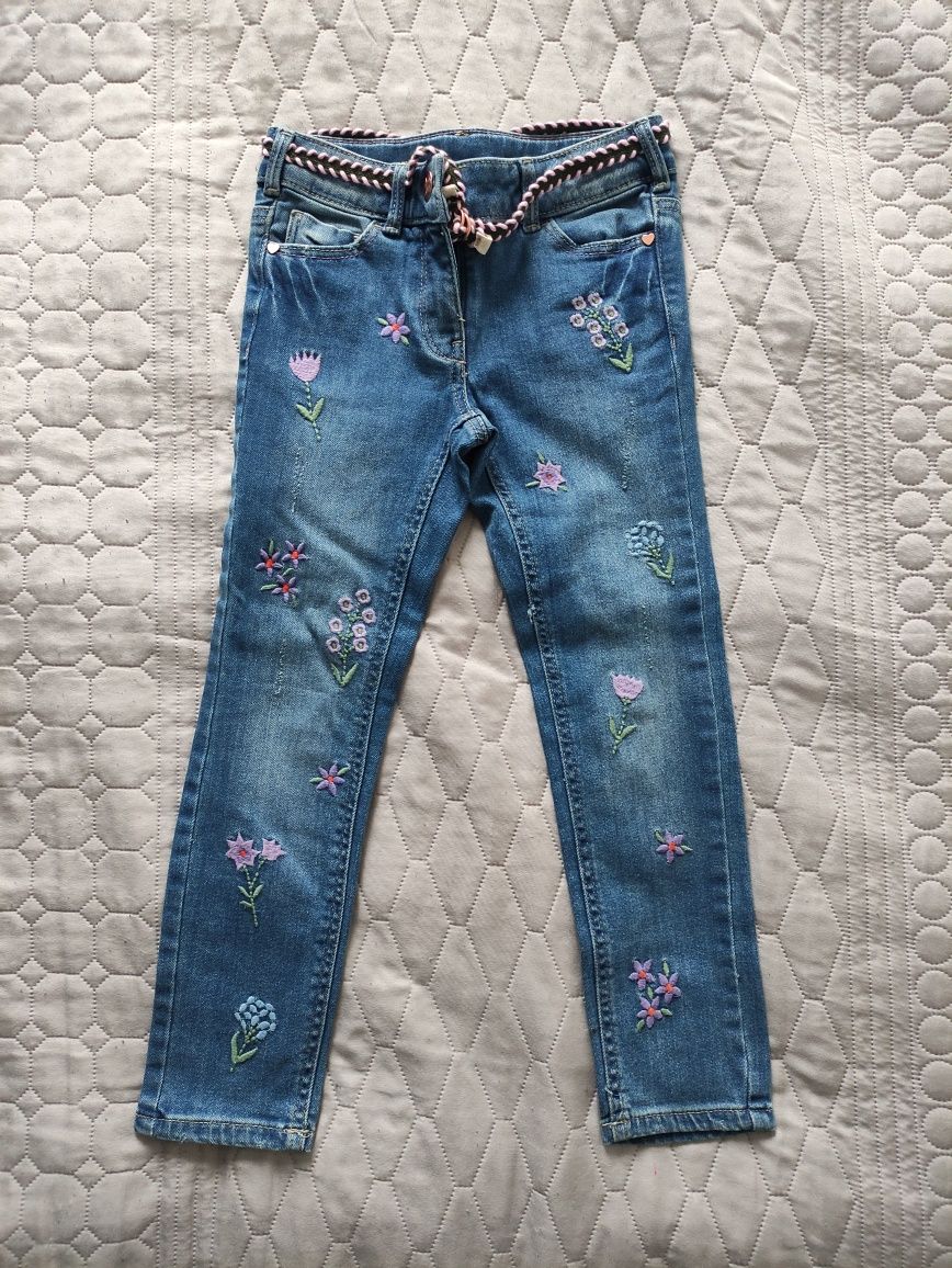 Spodnie jeansowe jeansy dla dziewczynki