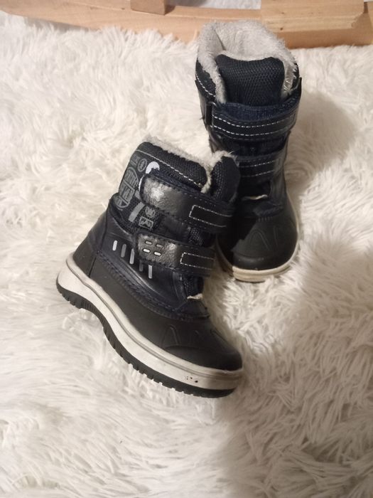 Gumiak ocieplany dla chłopca