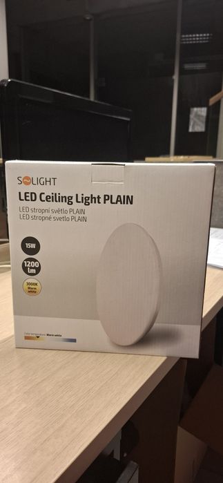 Biały plafon, lampa sufitowa - NOWY