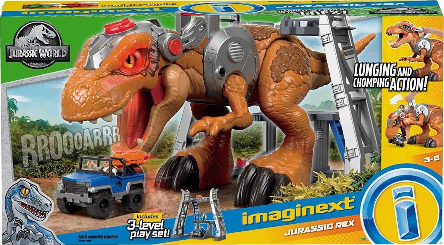 Fisher-Price Imaginext Jurassic World T. Rex Dinosaur FMX85 Фішер Дино