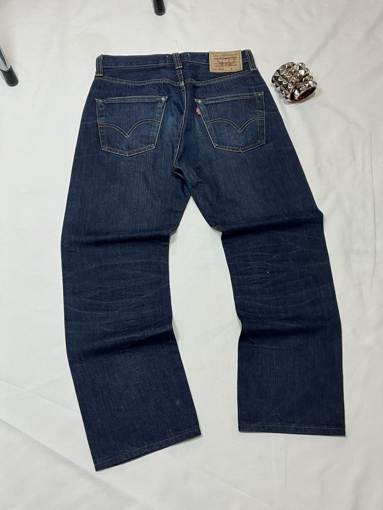 Класичні джинси левайс левис levis темно сині 28/32 wrangler lee 501