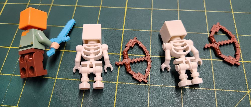 Лего скелети фігурки чоловічки оригінал Minecraft