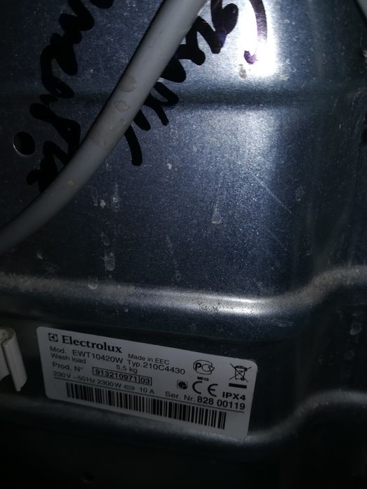 Pralka Electrolux 10420 w na części