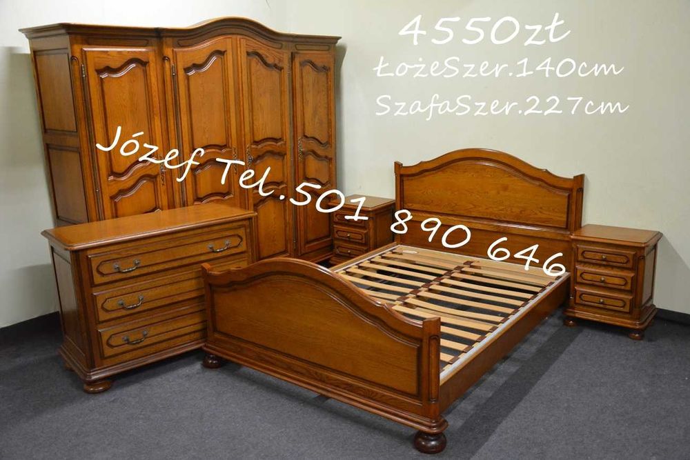 Piękna Sypialnia / Meble / szafa łoże komoda, szafki nocne / Dowozimy