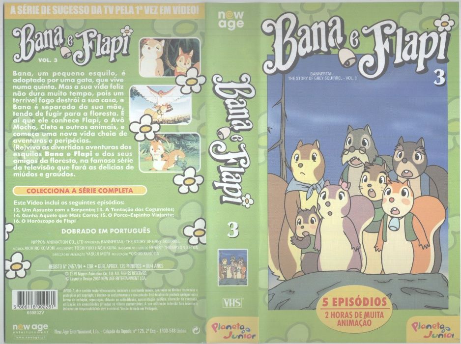 Bambi Bana e Flapi Dumbo Cassetes Video VHS